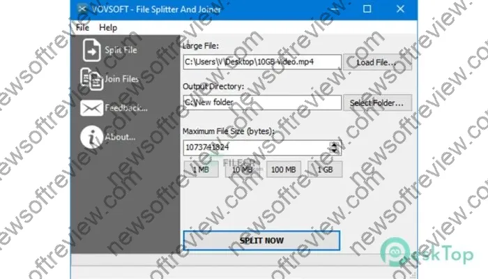 Vovsoft File Splitter And Joiner Serial key